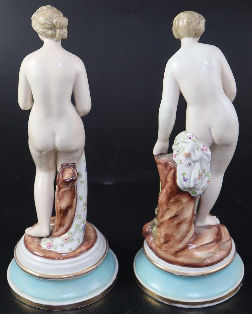 Seven assorted Continental porcelain figures,